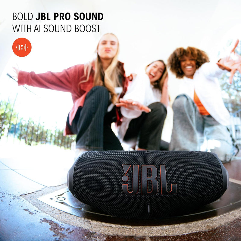 JBL Charge 6 Portable Waterproof & Drop‑Proof Bluetooth Speaker – Blue, 45 W RMS, IP68, Powerbank, 28‑Hour Battery