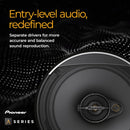 Pioneer TS‑A1371F A‑Series 5‑1/4″ 3‑Way Coaxial Car Speakers – 300 W Peak / 50 W RMS – Pair