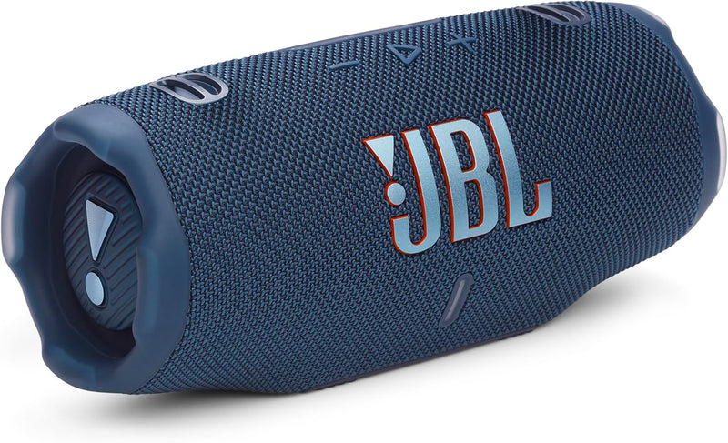 JBL Charge 6 Portable Waterproof & Drop‑Proof Bluetooth Speaker – Blue, 45 W RMS, IP68, Powerbank, 28‑Hour Battery
