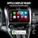 Récepteur de voiture Apple CarPlay Android Auto Planet Audio P90CPA - Châssis simple Din avec écran tactile capacitif de 9 pouces, Bluetooth, USB, sans CD DVD, éclairage multicolore 