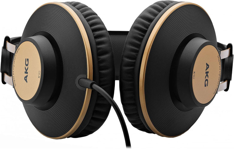 AKG K92 Over-Ear, Closed-Back, Studio Headphones - Matte Black/Gold