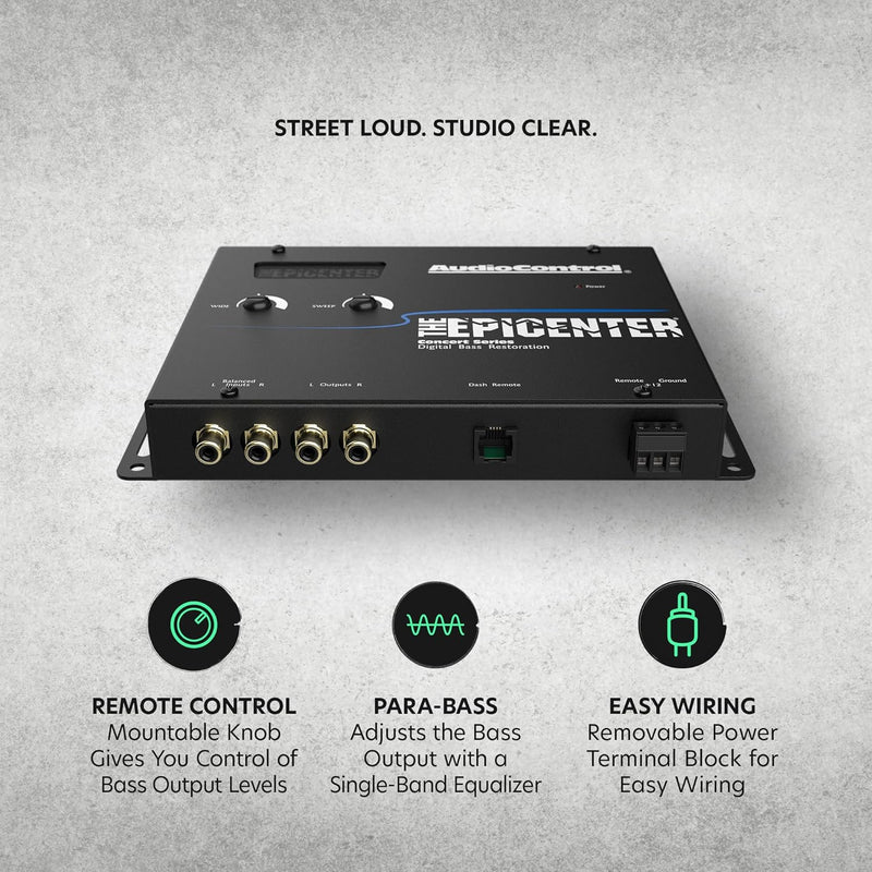 AudioControl The Epicenter® Bass Restoration Processor (Black)
