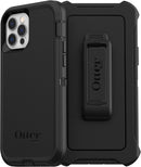 OtterBox Defender iPhone 12/iPhone 12 Pro Case, Shockproof Anti-Drop Heavy Duty Protective Case, Supports 4X More Drops Than Military Standard, Black