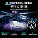 Asus P713 ROG Harpe Ace Aim Lab Edition Pro-Tested Form Factor Lightweight 36000 DPI wireless Gaming Mice - Moonlight White