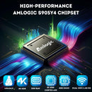 MAG544w3 TV Set-Top Box - 4K HDR TV Streaming Device with Amlogic S905Y4 Chipset, 1GB DDR4 RAM, 4GB Flash Memory, Dolby Digital Plus, Linux 4.9, Dual-Band WiFi, USB 2.0, HDMI Cable and Remote