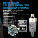 Xvive Audio U4 Wireless In-Ear Monitor System with One Receiver (2.4 GHz)