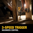 Perceuse à percussion sans fil DEWALT DCD996P2 20 V MAX XR Lithium-Ion sans fil avec (2) batteries 5,0 Ah, chargeur et étui rigide 