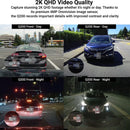 Thinkware Q200 2K Front & Rear Dash Cam Bundle (Q200DCH32)