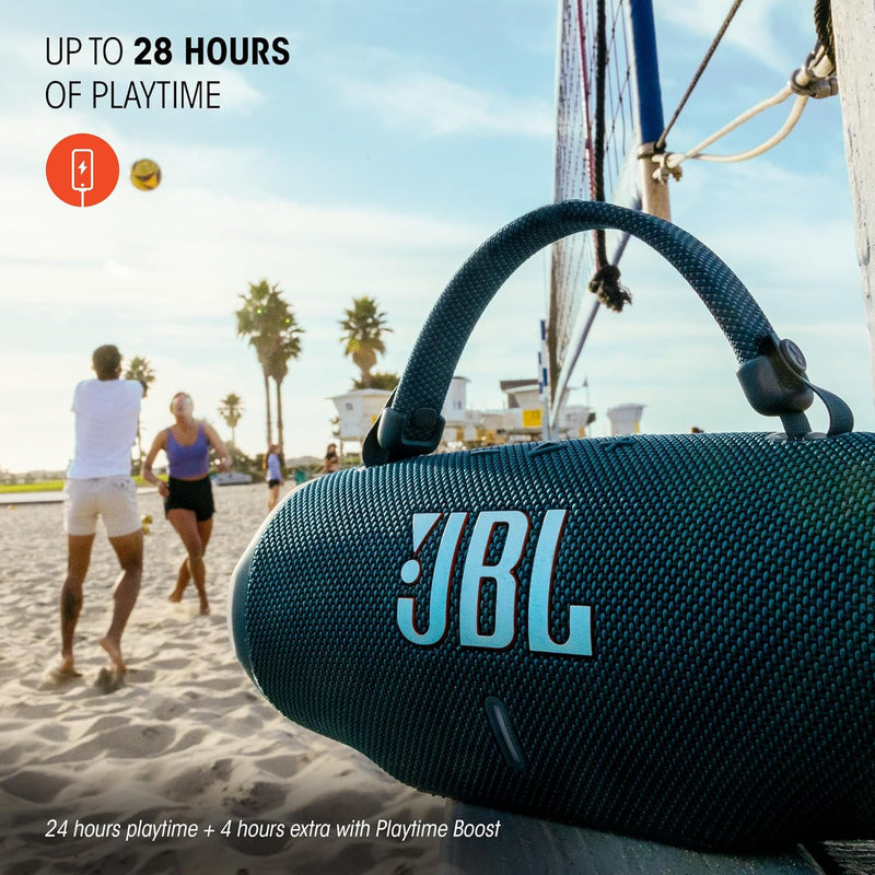 JBL Charge 6 Portable Waterproof & Drop‑Proof Bluetooth Speaker – Blue, 45 W RMS, IP68, Powerbank, 28‑Hour Battery