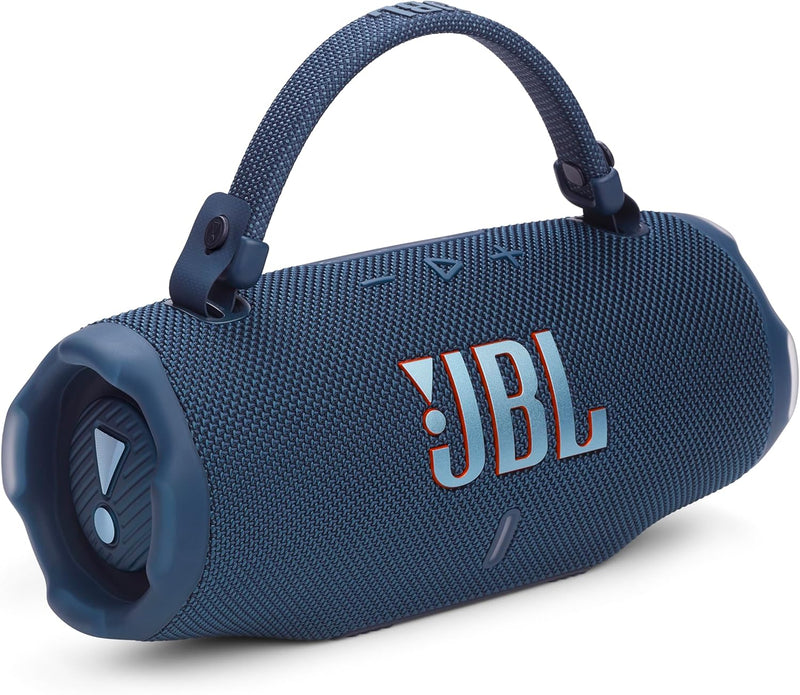 JBL Charge 6 Portable Waterproof & Drop‑Proof Bluetooth Speaker – Blue, 45 W RMS, IP68, Powerbank, 28‑Hour Battery
