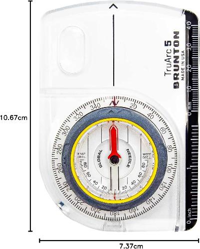 Brunton TruArc5 Baseplate Mapping Compass