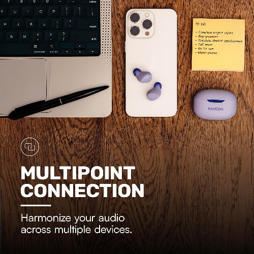 Raycon RBE726 Everyday In-Ear Active Noise Cancelling True Wireless Earbuds