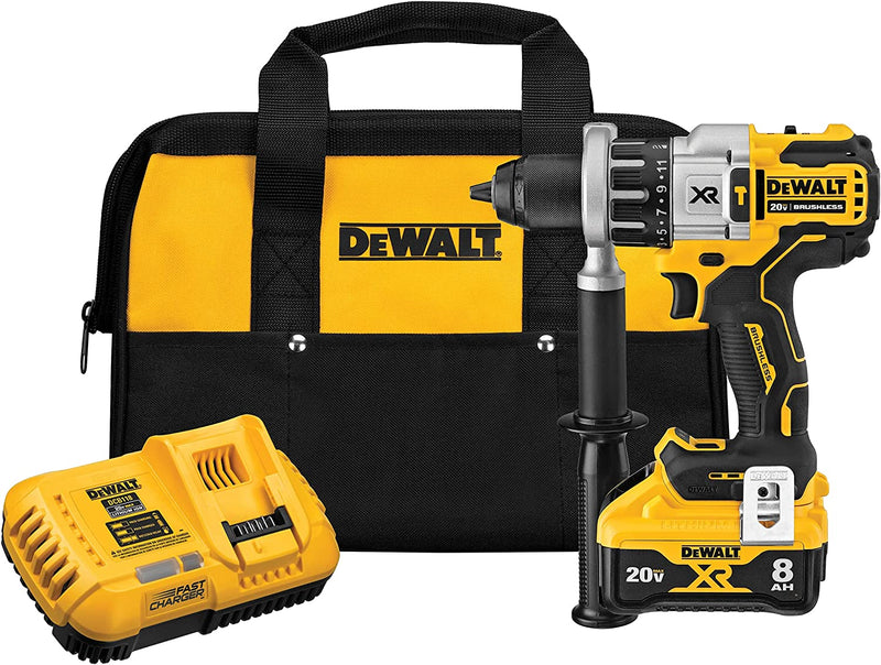 DEWALT DCD998W1 20V MAX* XR Hammer/Drill Combination Kit, 2-Inch, Brushless, Power Detect Tool Technology