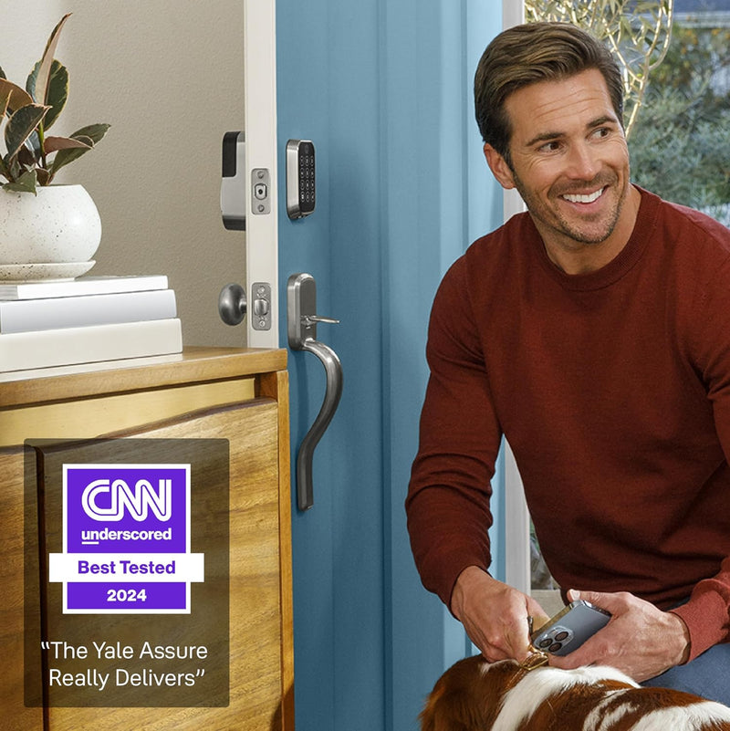 Yale Assure Lock 2 Key Wi-Fi Smart Lock - Satin Nickel