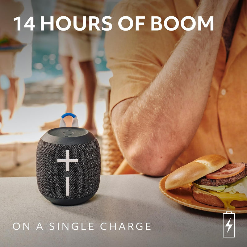 Ultimate Ears WONDERBOOM 4 – Portable Waterproof Bluetooth Speaker with 360° Sound & 14-Hour Battery
