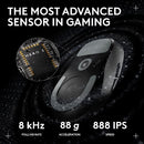 Logitech G PRO X Superlight 2c Compact 44000 DPI Wireless HERO 2 Gaming Mouse - Black