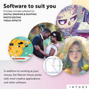 Wacom Intuos Wireless Graphics Drawing Tablet with Bonus Software Included, 7.9" X 6.3", Black (CTL4100WLK0)