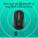 Logitech Signature M650L Wireless Mouse – Large, Red, 910-006358