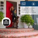 Weiser Aura Series 9GED18500-002 Deadbolt with Bluetooth - Matte Black(Open Box)