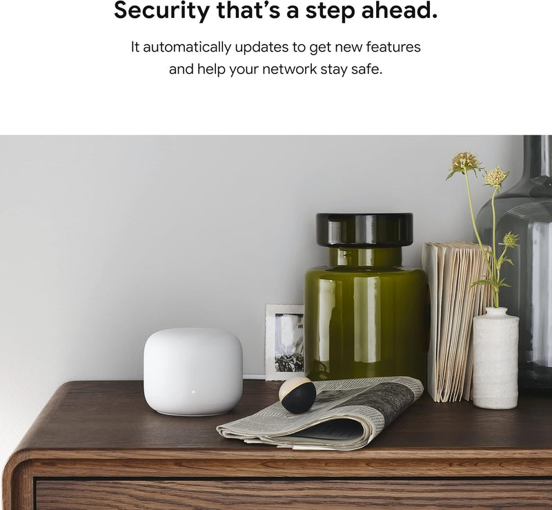 Google Nest Wifi AC2200 Mesh System Router and Add-On Points (two pack)