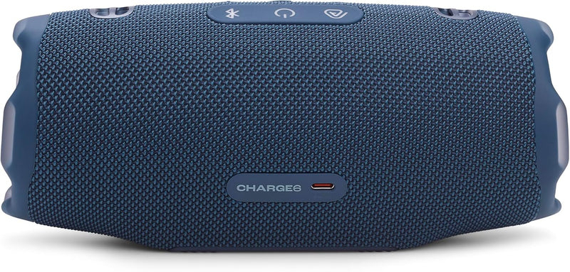 JBL Charge 6 Portable Waterproof & Drop‑Proof Bluetooth Speaker – Blue, 45 W RMS, IP68, Powerbank, 28‑Hour Battery