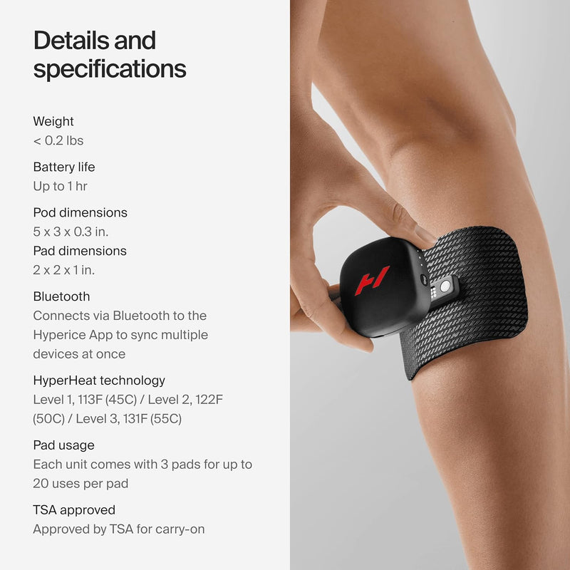 Hyperice Venom Go - Advanced Heat + Vibration Wearable - TSA Approved Hyperice Venom Go - Advanced Heat + Vibration Wearable - TSA Approved