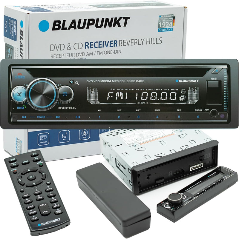 Blaupunkt BEVERLYHILLS150 SDin Receiver (CD / USB / AUX / MiniSD / SD / Bluetooth)