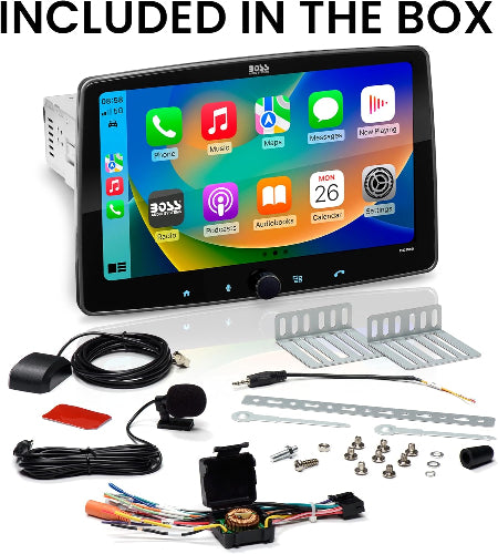 BOSS Audio Elite BCPA9 Wireless Apple CarPlay, Android Auto, Bluetooth Digital multimedia receiver (does not play discs)