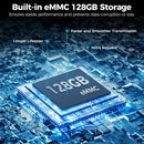 AZDOME M660 360° 4 Channel Dash Cam, Built-in 128GB eMMC, 2K+1080P*3 Dashcam Front and Rear Inside Left Right, Voice Control, 5G WiFi Dash Camera for Cars with 4 Adjustable Lenses, IR Night Vision