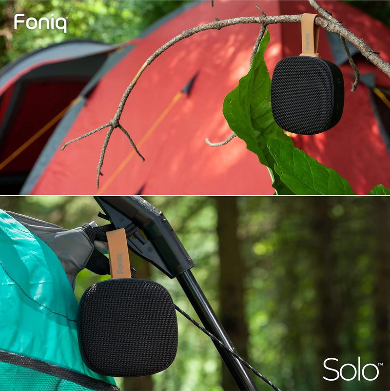 Foniq Solo IPX7 Waterproof Portable Wireless Speaker with FM Radio and Up-to 12 Hours of Battery Life