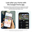 Google Nest Cam 2nd Gen Wired Outdoor Security Camera with 2K Video and Gemini - Snow