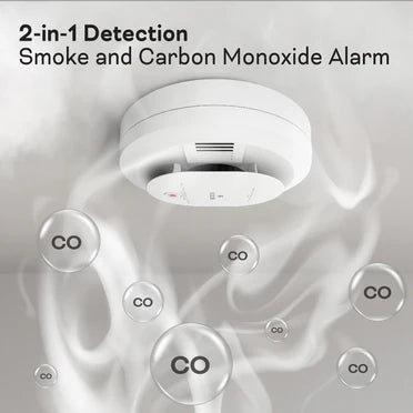 Kidde Hardwired Smoke & Carbon Monoxide Voice Alarm, Interconnectable with AA Battery Backup, 900-CUAR-VCA