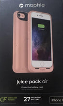 mophie juice pack wireless - Charge Force Wireless Power - Wireless Charging Protective Battery Pack Case for iPhone 7 – Rose Gold