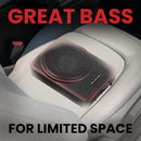 Boss Audio SLIM10 Elite Series 10 Inch Powered Car Subwoofer - Low Profile, Remote Subwoofer Control, Built in Amp, Under Seat