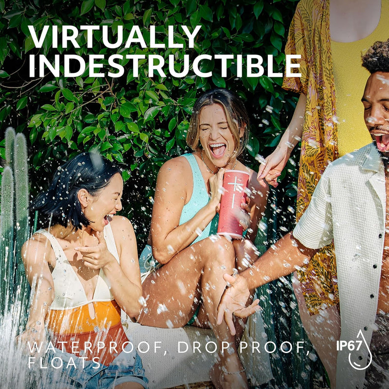 Ultimate Ears MEGABOOM 4 Waterproof Bluetooth Wireless Speaker - Raspberry Red