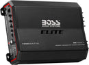 Amplificateur de voiture monobloc BOSS ELITE BE1500.1 – 1 500 watts, 2/4 ohms stable, classe A/B, alimentation MOSFET, idéal pour les caissons de basses 