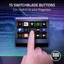 Razer Stream Controller X All-in-One Keypad for Streaming - 15 Switchblade Buttons - Multi-Link Macros (Open Box)
