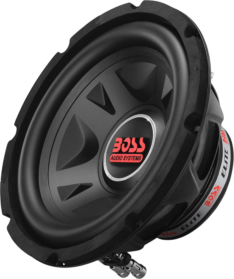 BOSS Audio Systems Elite BE10D 10 Inch Car Subwoofer - 800 Watts Maximum Power, Dual 4 Ohm Voice Coil