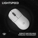 Logitech G PRO X SUPERLIGHT 2 SE LIGHTSPEED Wireless Gaming Mouse – White, 910-007655