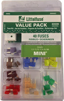 Littelfuse 00940462Z Mini Fuse Assortment - 40 Piece