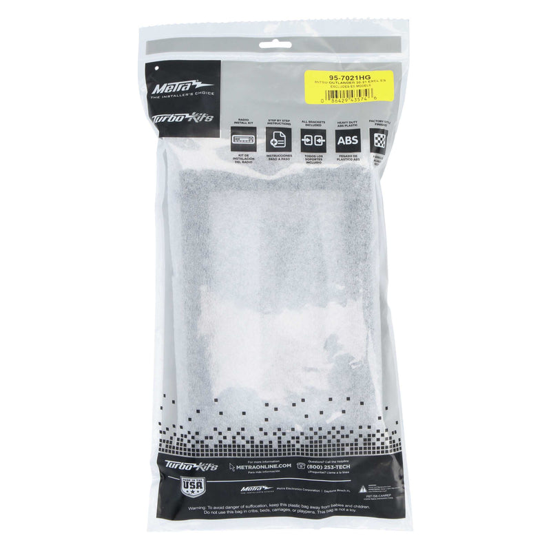 Metra 95-7021HG Mitsubishi Outlander 2020-2021 DDIN Dash Kit