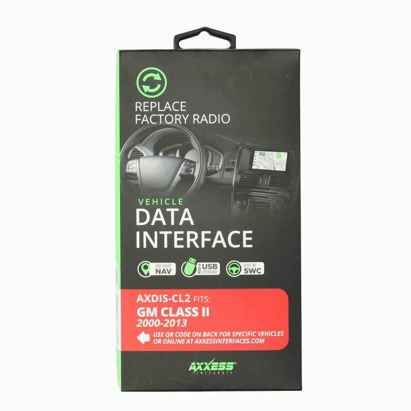 Axxess AXDIS-CL2 GM Data Interface with SWC 2000-2014 Retain OEM Features When Upgrading Radio