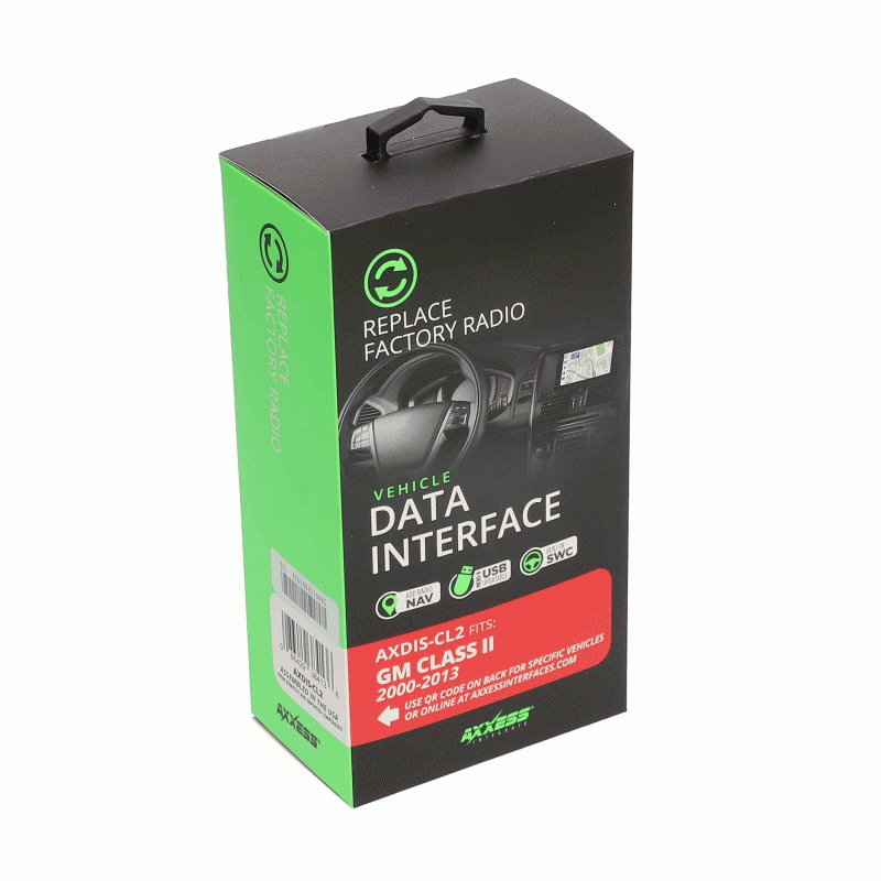 Axxess AXDIS-CL2 GM Data Interface with SWC 2000-2014 Retain OEM Features When Upgrading Radio