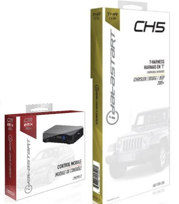 Système de démarrage à distance iDatastart CMCHXA0 pour certains véhicules Chrysler fabriqués à partir de 2005 — utilise un faisceau de câbles en T spécifique au véhicule (vendu séparément) 