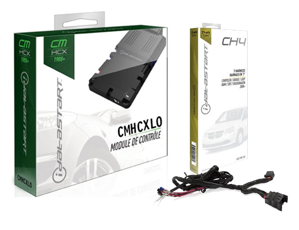 iDatastart CMHCXL0 & ADS-THR-CH4 Digital remote start system with T-HARNESS Bundle