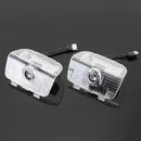 2 PCS DC12V 2W Car Door Logo Light Brand Shadow