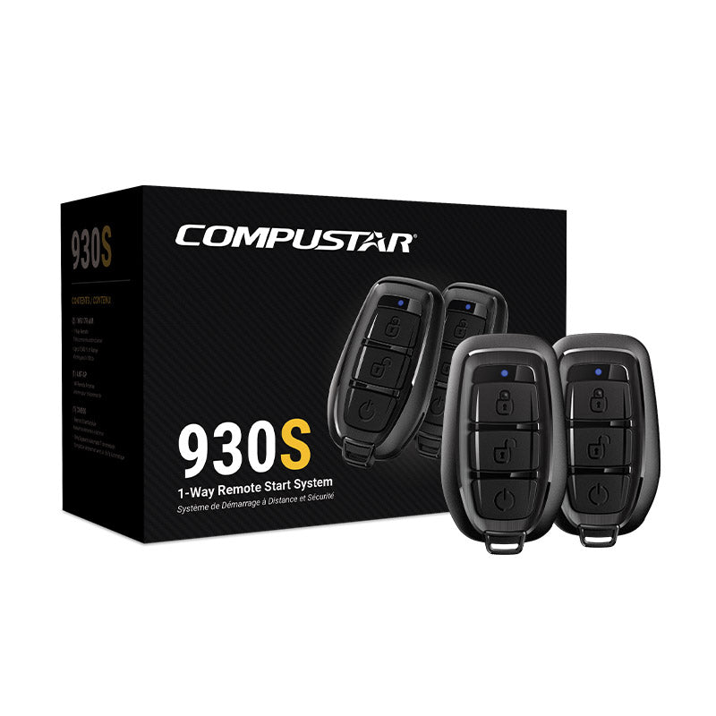 Compustar CS930-S 1-way 3 button Remote Start System 1500 feet Range