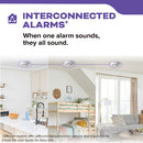 Kidde DETECT Combination Smoke & Carbon Monoxide Alarm, Hardwired with AA Backup Battery and Voice Alerts 30CUAR-VCA