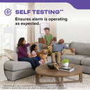 Kidde DETECT Combination Smoke & Carbon Monoxide Alarm, Hardwired with AA Backup Battery and Voice Alerts 30CUAR-VCA