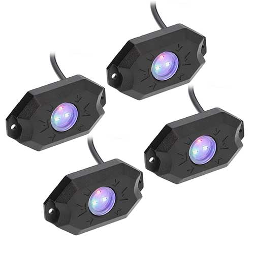 Daytona Lighting DL-RGB4KT RGB 4 Rock Light Kit – APP control